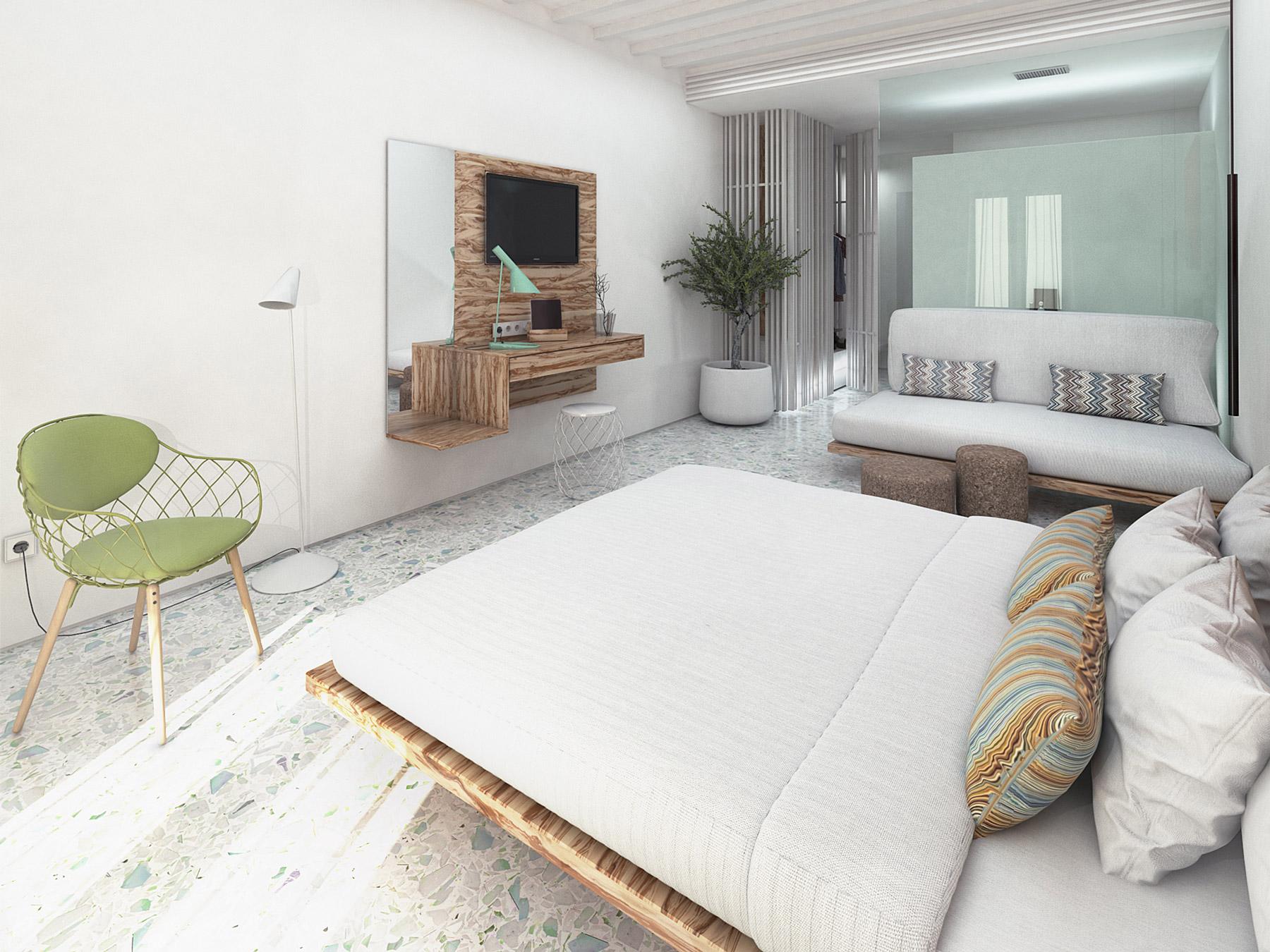 โรงแรมไมโคนอส พาเลส บีช Mykonos Town ภายนอก รูปภาพ