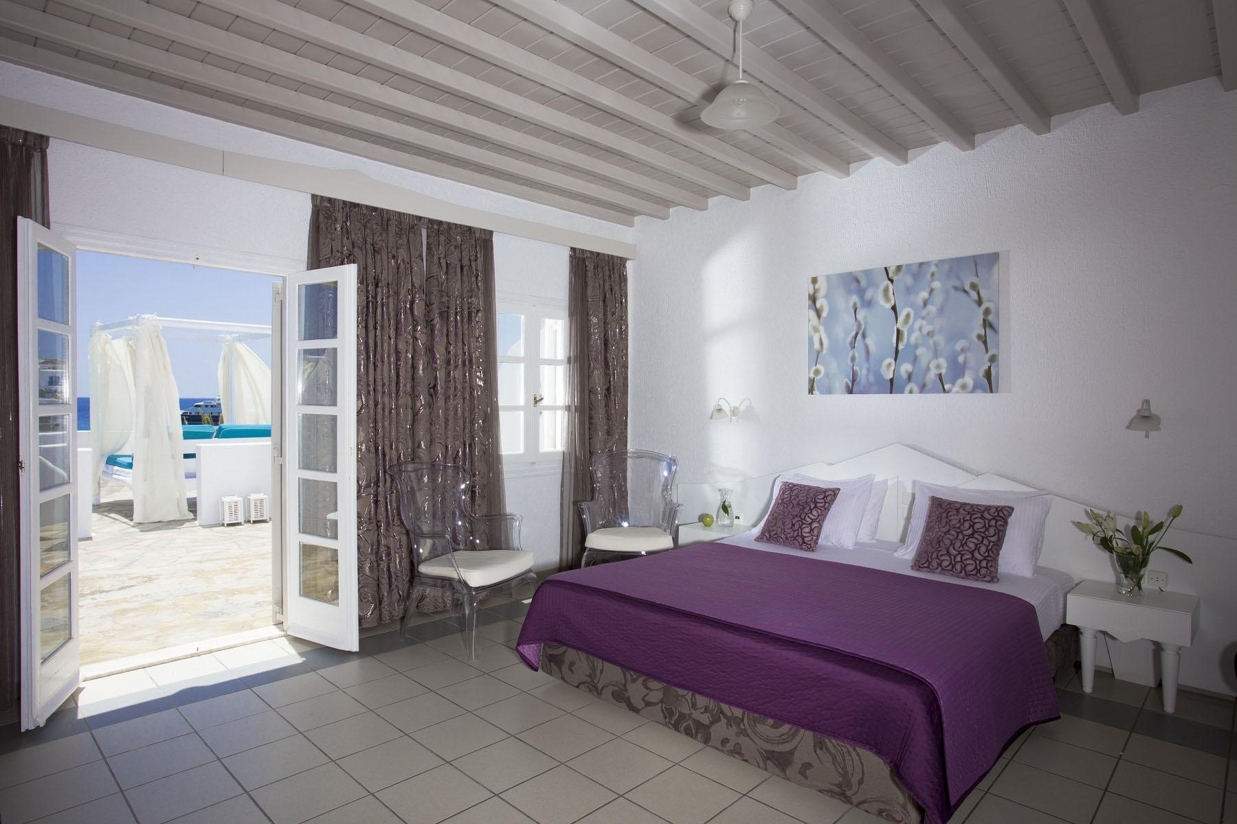 โรงแรมไมโคนอส พาเลส บีช Mykonos Town ภายนอก รูปภาพ