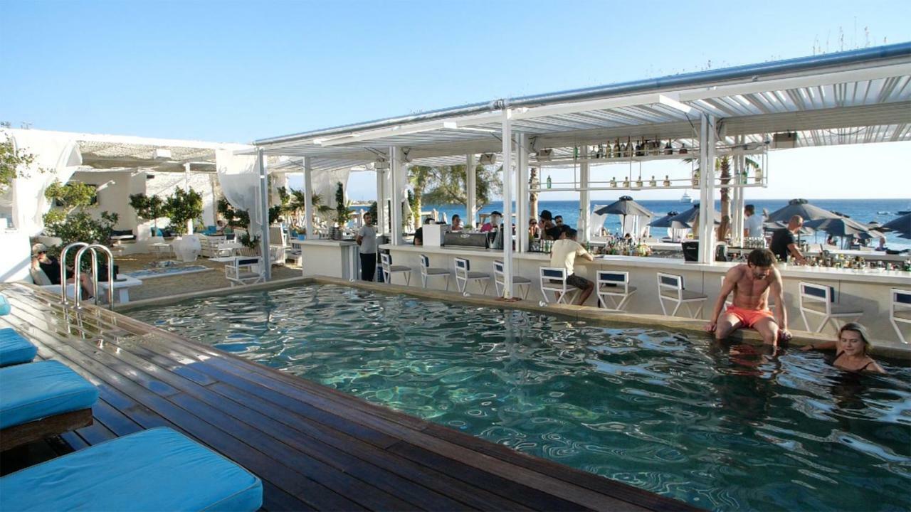 โรงแรมไมโคนอส พาเลส บีช Mykonos Town ภายนอก รูปภาพ