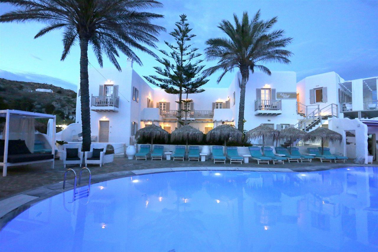 โรงแรมไมโคนอส พาเลส บีช Mykonos Town ภายนอก รูปภาพ